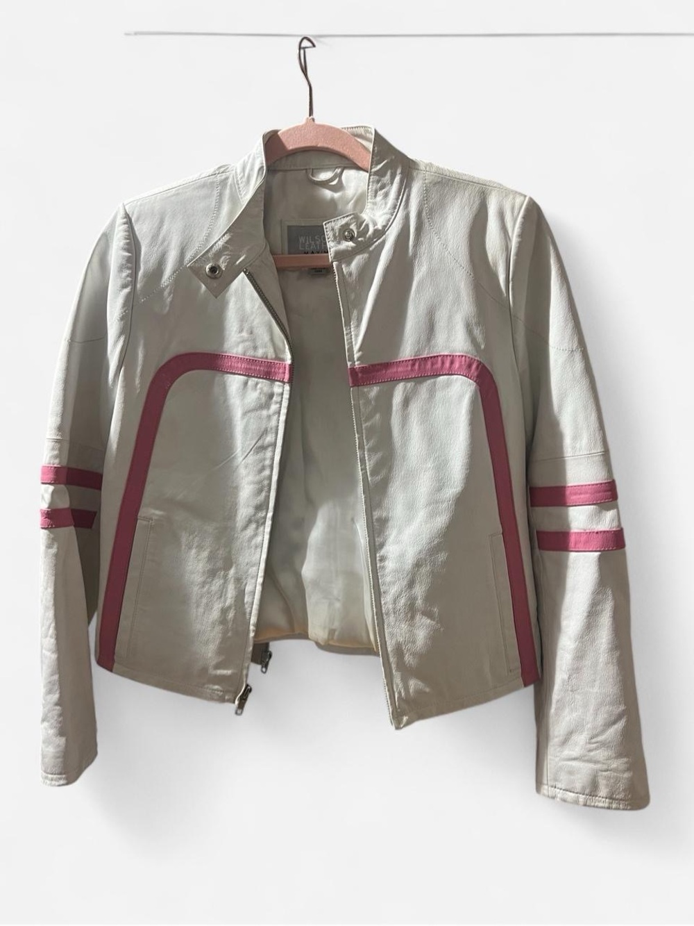 Authentic late 90s / early 2000s Wilsons Leather Maxima Racer/Biker Jacket